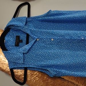 Banana Republic lightweight birds on blouse